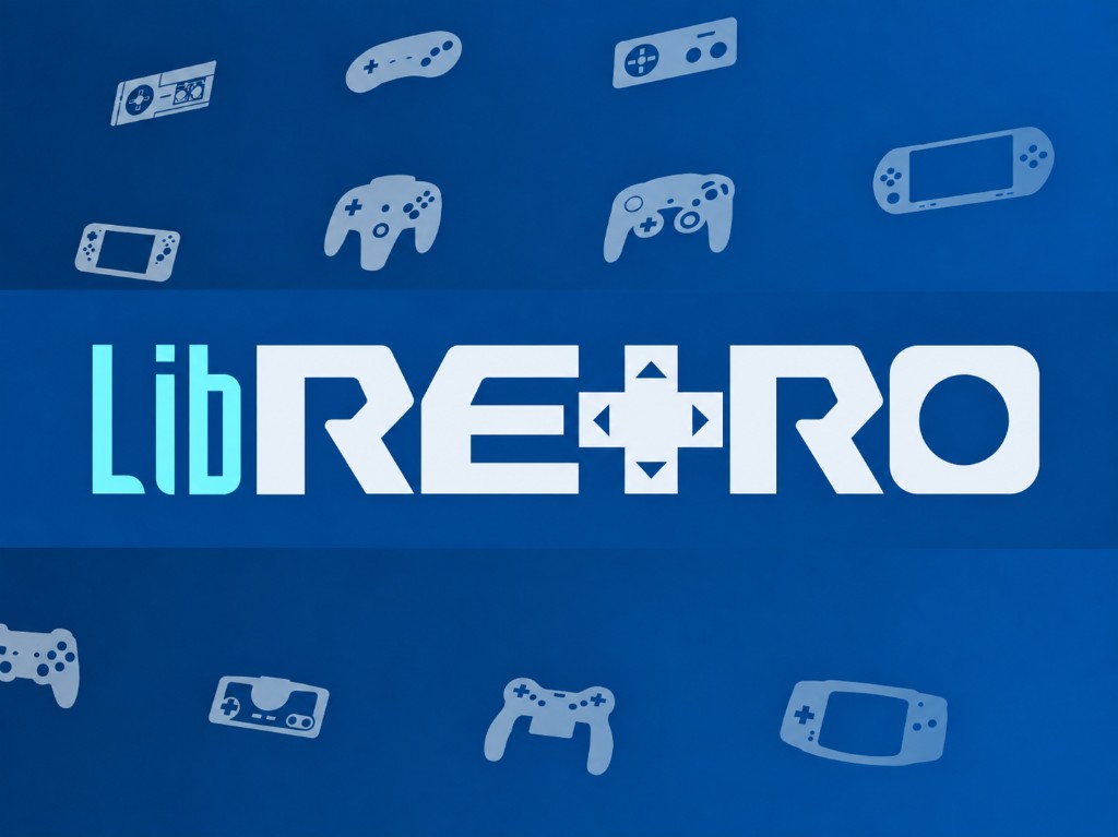 Libretro wordmark for the growing core library